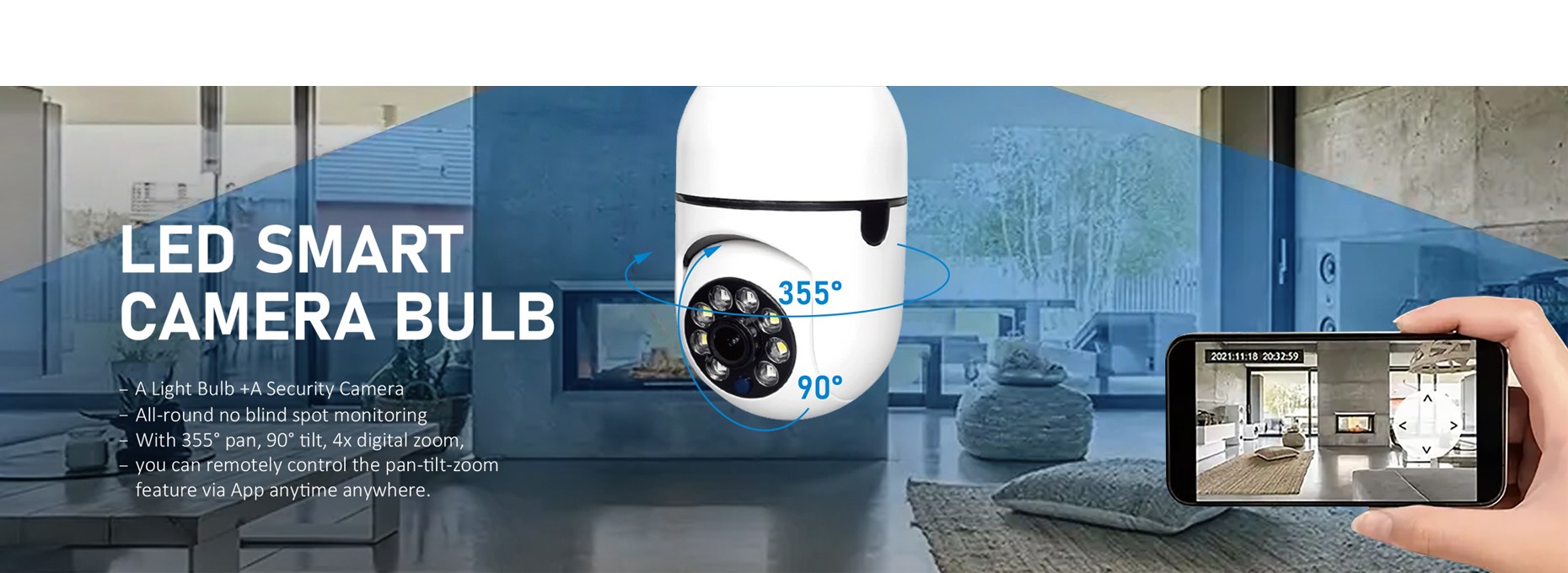 LED SMART CAMERA BULB