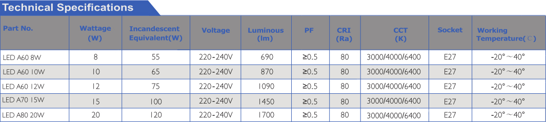 LED CLASSIC BULBS