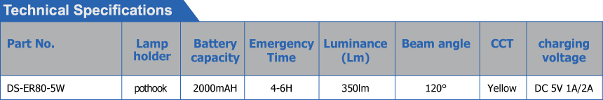 LED emergency bulb