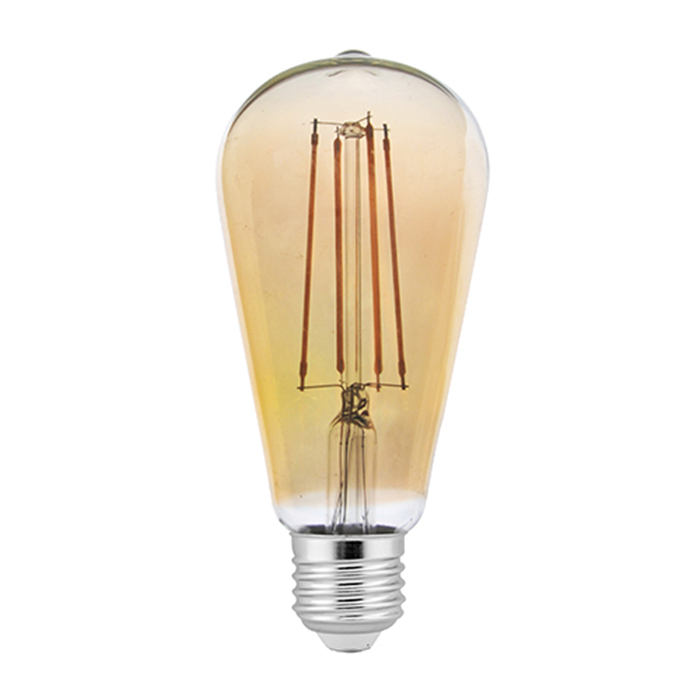 LED filament bulb ST64