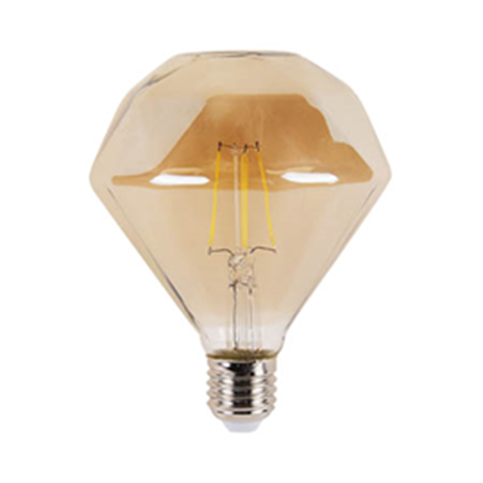 LED filament bulb diamond