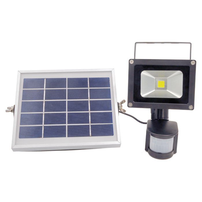 LED solar sensor flood light 